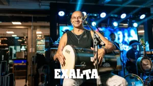 FOTO Pagode do EXALTA no Lounge Beach Praia Grande SP