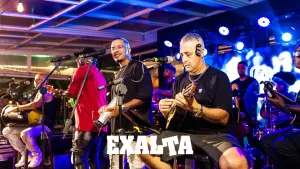 FOTO Pagode do EXALTA no Lounge Beach Praia Grande SP