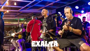 FOTO Pagode do EXALTA no Lounge Beach Praia Grande SP