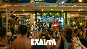 FOTO Pagode do EXALTA no Lounge Beach Praia Grande SP