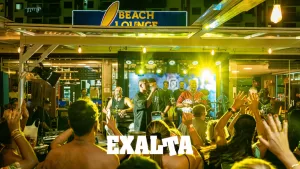 FOTO Pagode do EXALTA no Lounge Beach Praia Grande SP