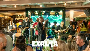 FOTO Pagode do EXALTA no Lounge Beach Praia Grande SP