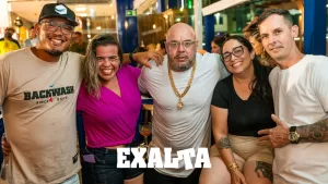 FOTO Pagode do EXALTA no Lounge Beach Praia Grande SP