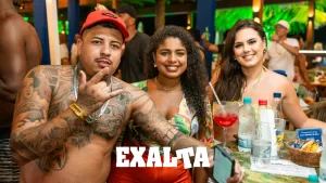 FOTO Pagode do EXALTA no Lounge Beach Praia Grande SP