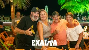 FOTO Pagode do EXALTA no Lounge Beach Praia Grande SP