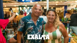 FOTO Pagode do EXALTA no Lounge Beach Praia Grande SP