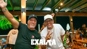 FOTO Pagode do EXALTA no Lounge Beach Praia Grande SP