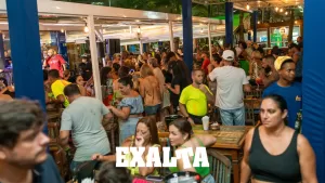 FOTO Pagode do EXALTA no Lounge Beach Praia Grande SP