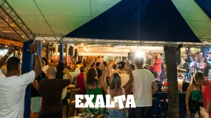 FOTO Pagode do EXALTA no Lounge Beach Praia Grande SP