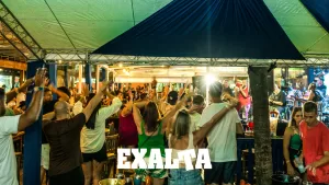 FOTO Pagode do EXALTA no Lounge Beach Praia Grande SP